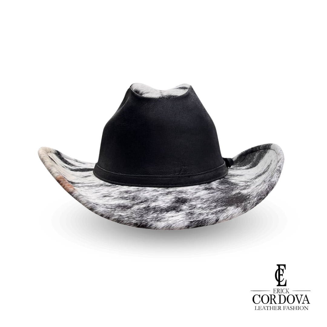 sombrero de vaca negro