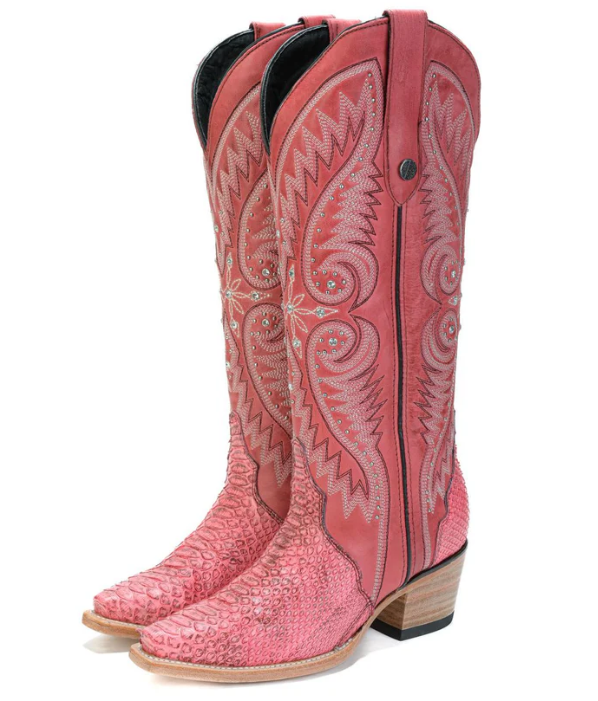 Botas Pithon Rosa